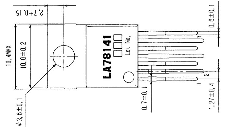 Datasheet IC LA78141