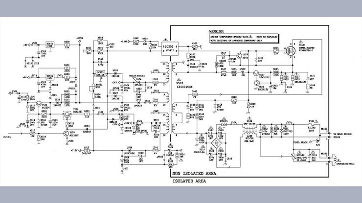 Skema Power Supply TR FS7UM Polytron