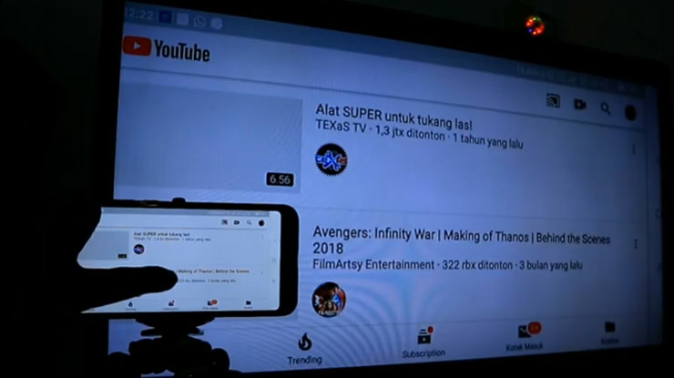 Chromecast sudah siap dipakai untuk nonton Youtube