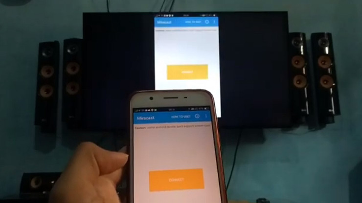 layar Hp oppo akan ditampilkan di layar televisi