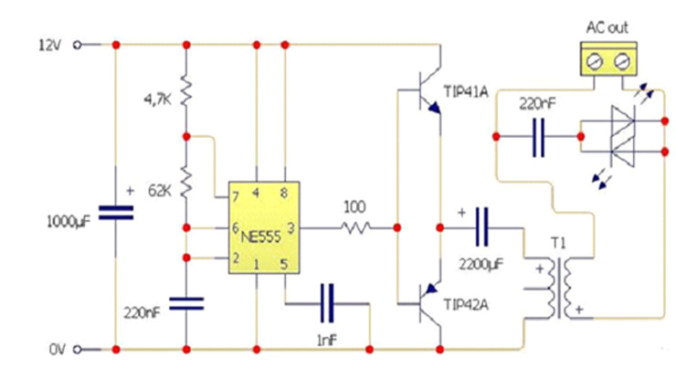 Skema Rangkaian Inverter