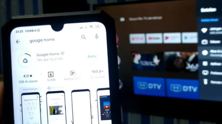 download dan install aplikasi Google Home di ponsel