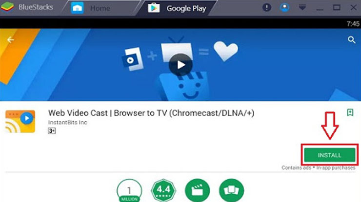 unduh dan install aplikasi Chromecast