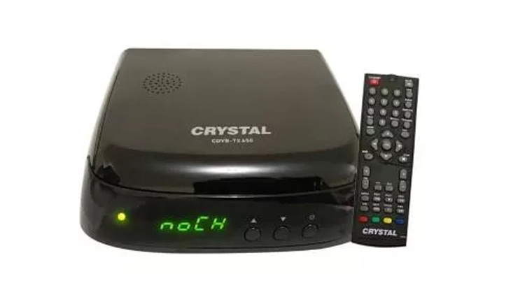 Crystal Set Top Box Decoder Receiver