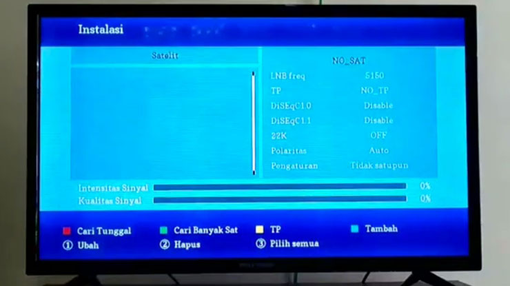 pilih Daftar Satelit