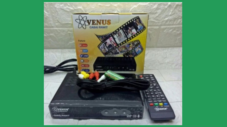 Set Top Box DVB T2 VENUS CABAI RAWIT