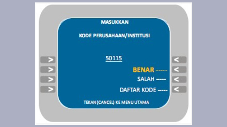 masukan Kode Transvision 50115