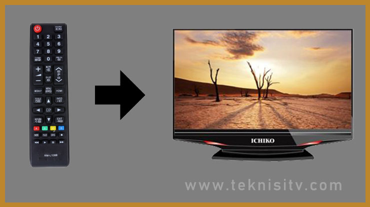 Cara Memasukan Kode Remote TV Ichiko pada Remote Universal