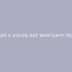 Nomor K Vision Bot Whatsapp Telegram