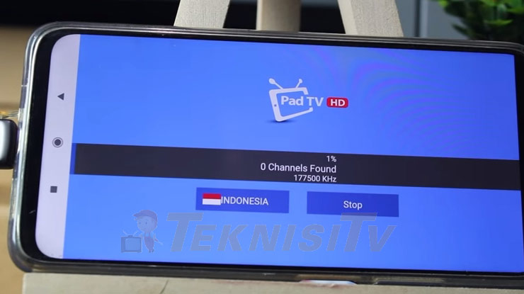 Tunggu beberapa saat hingga proses scan selesai maka akan secara otomatis saluran digital akan tersimpan di perangkat