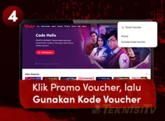 KLIK GUNAKAN KODE