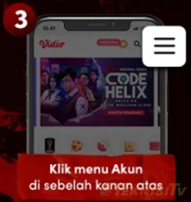 klik akun dan promo voucher