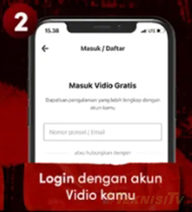 login akun vidio