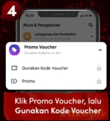 pilih kode voucher