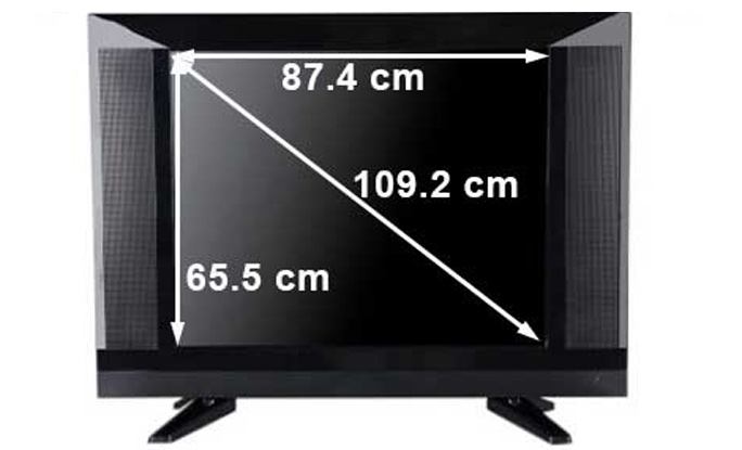 Berapa Cm TV 43 Inch Dengan Aspek Rasio 4 3