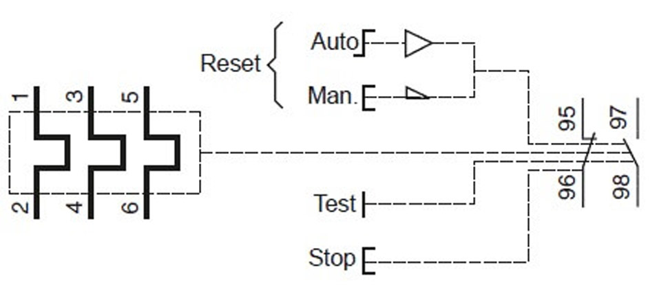 Simbol Thermal Overload Relay