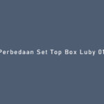 Perbedaan Set Top Box Luby 01 dan 02
