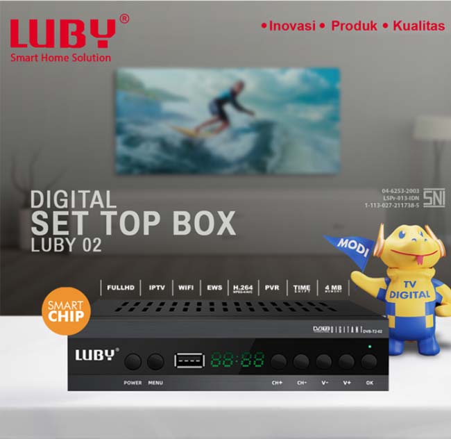 Set Top Box Luby DVB T2 02